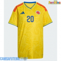 Camisa de time de futebol Colômbia Juan Fernando Quintero #20 Replicas 1º Equipamento Feminina Mundo 2026 Manga Curta